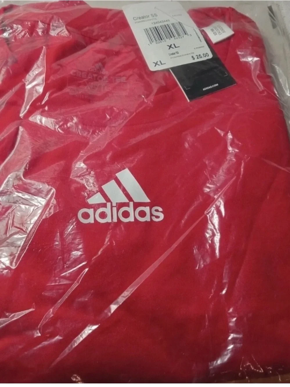 Adidas Men’s Red Performance Tee NWT